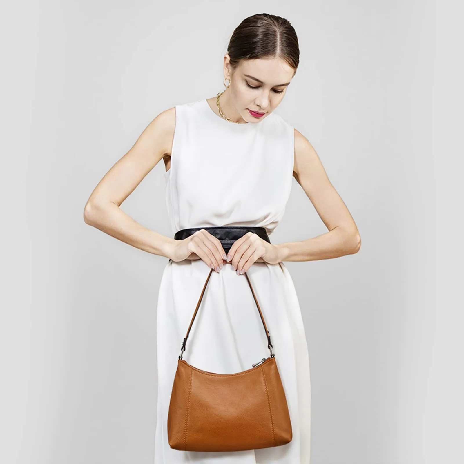 Soft Leather Shoulder Bag