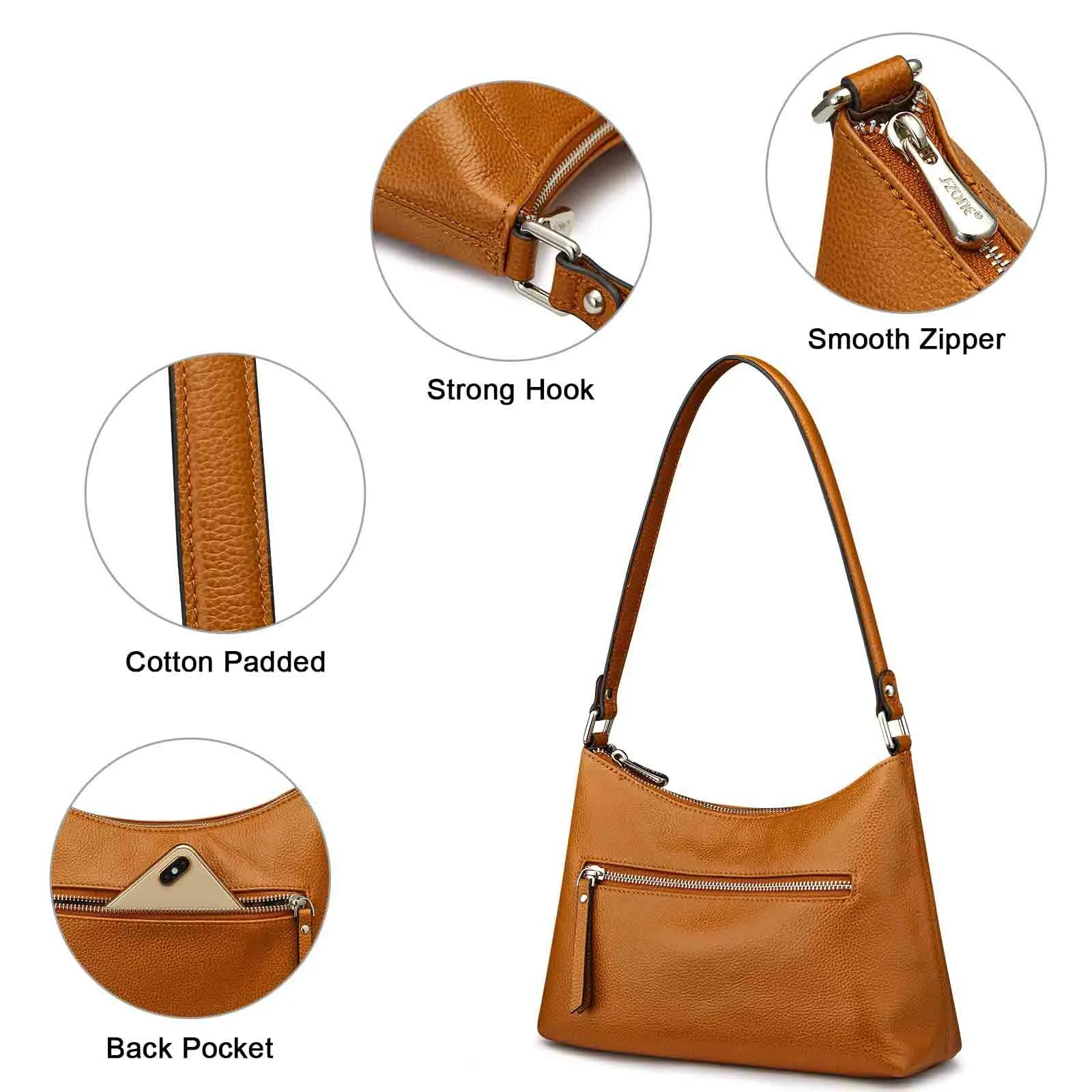 Soft Leather Shoulder Bag