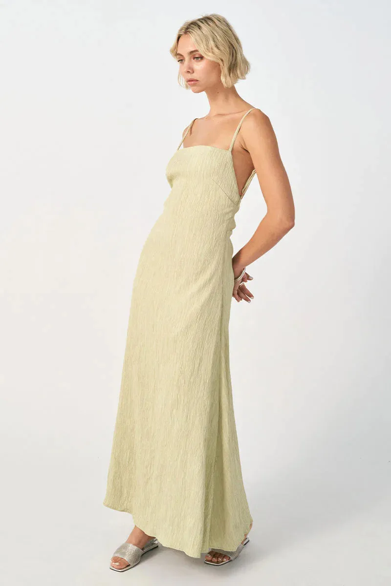 Sovere - Georgia Maxi Dress in Celery