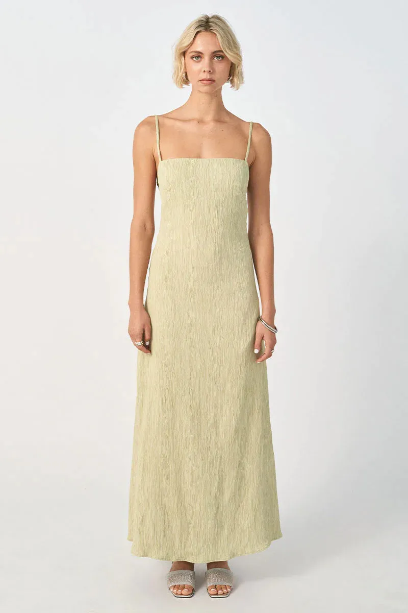 Sovere - Georgia Maxi Dress in Celery