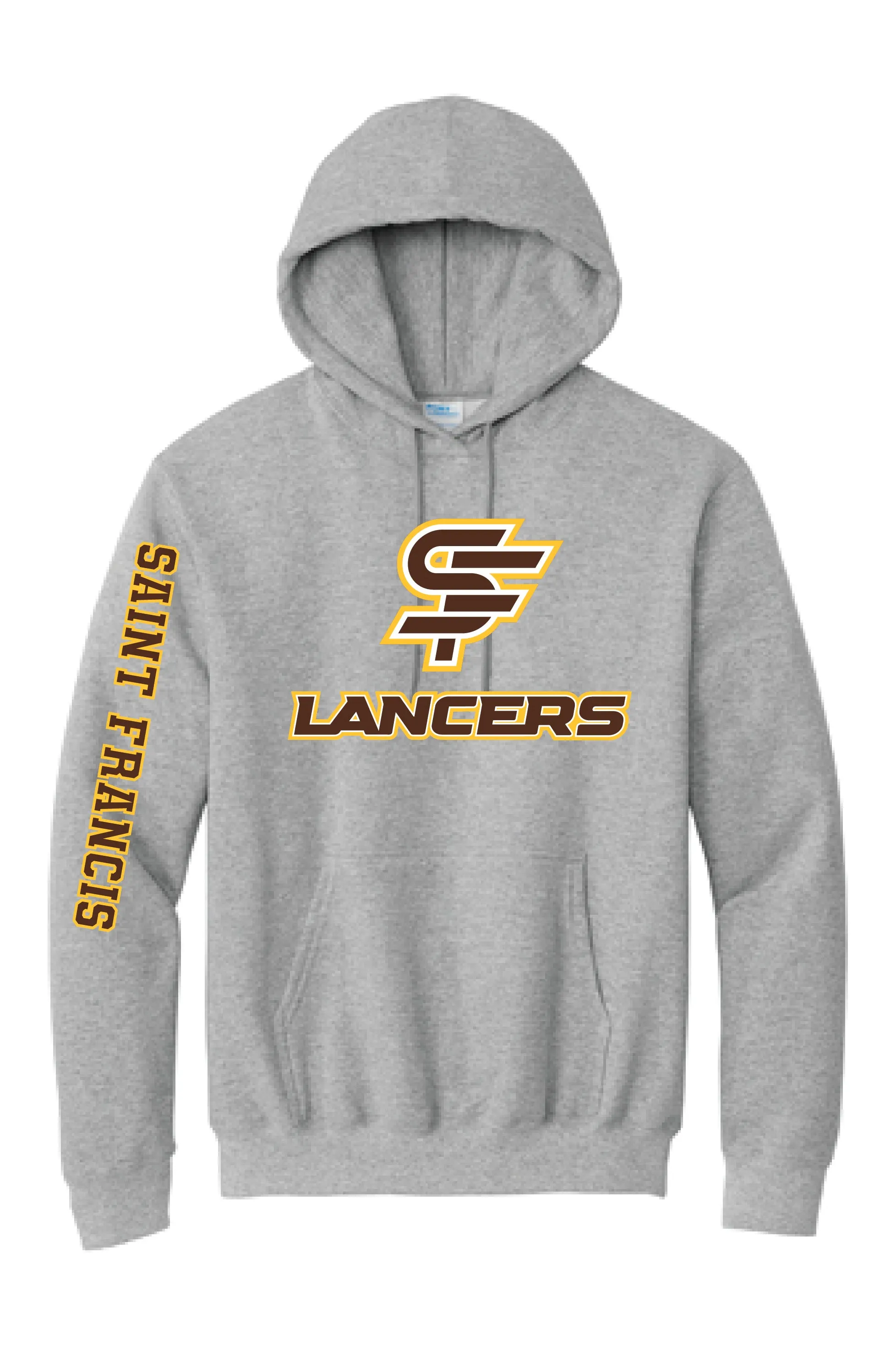 Sweatshirt, SF LANCERS Silkscreen Sweatshirt with SAINT FRANCIS on the Arm