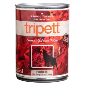 Tripett Green Venison Tripe GF Canned Dog Food (13.2oz)