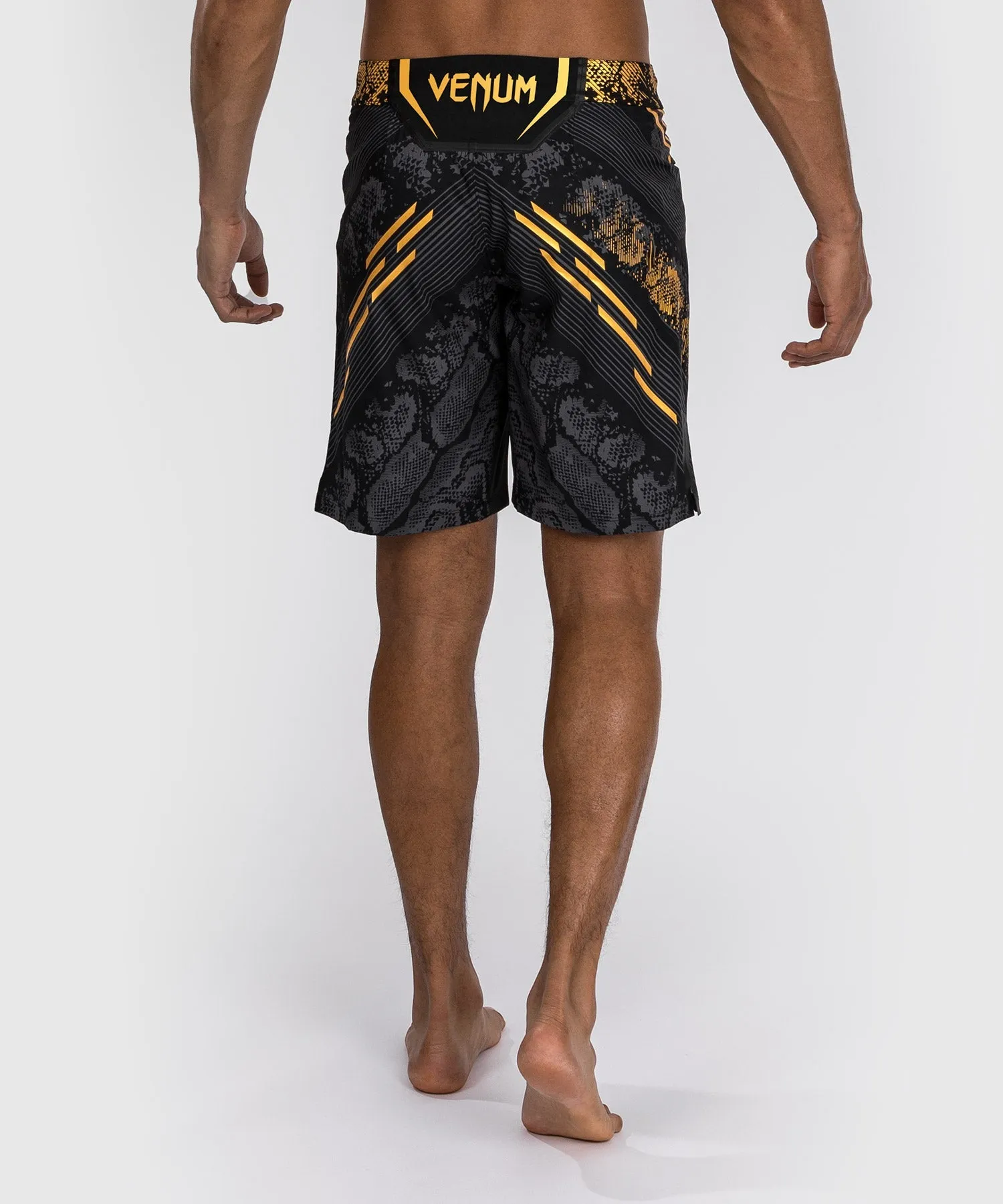 UFC Autenthic Adrenaline Fight Night By Venum Men Fightshort Long Fit  - Black/Gold