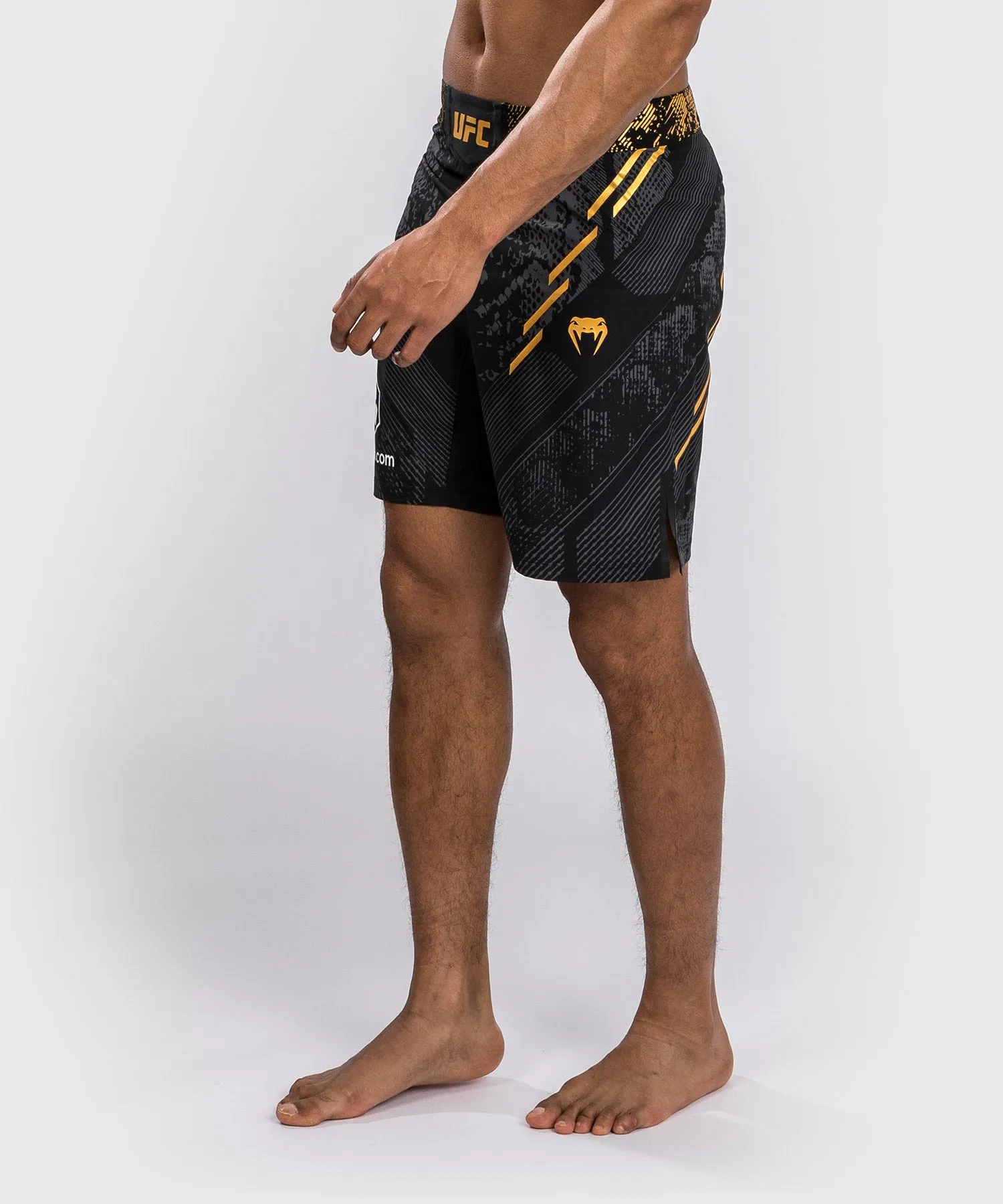 UFC Autenthic Adrenaline Fight Night By Venum Men Fightshort Long Fit  - Black/Gold