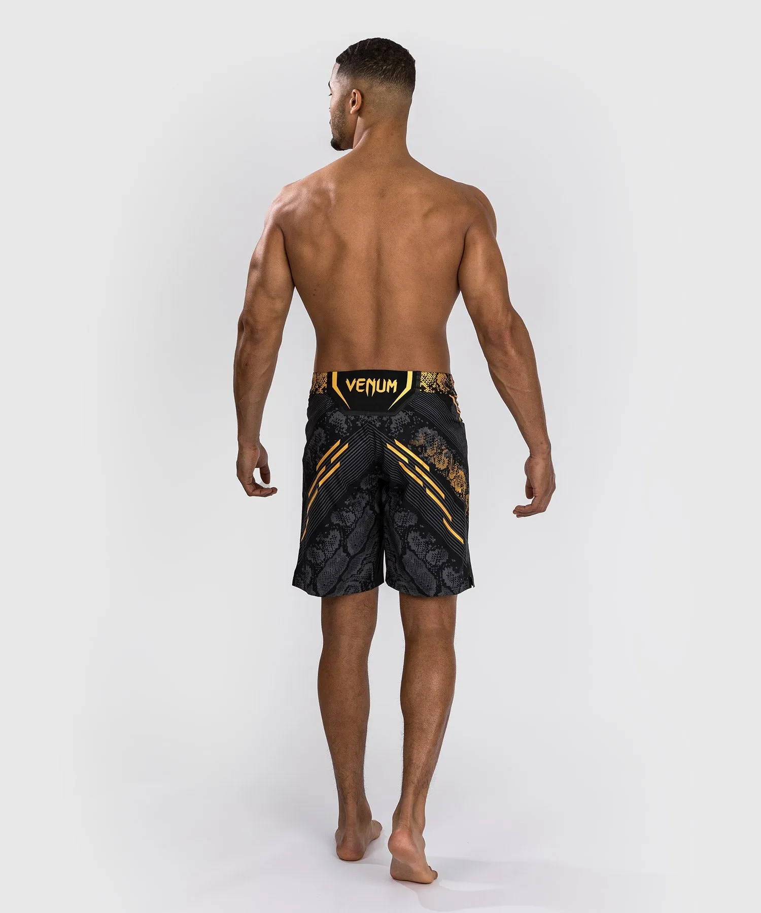 UFC Autenthic Adrenaline Fight Night By Venum Men Fightshort Long Fit  - Black/Gold