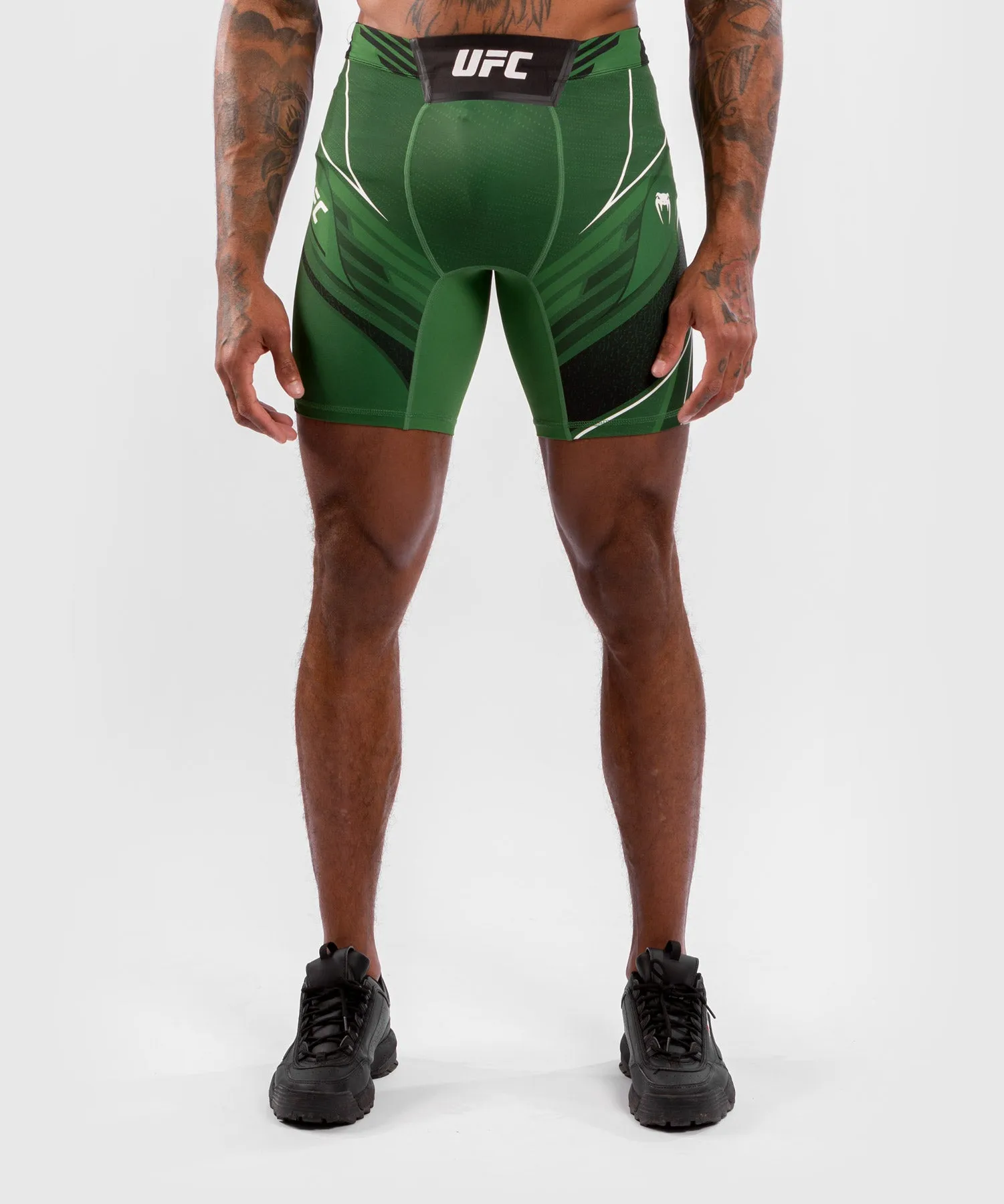 UFC Venum Authentic Fight Night Men's Vale Tudo Shorts - Long Fit - Green