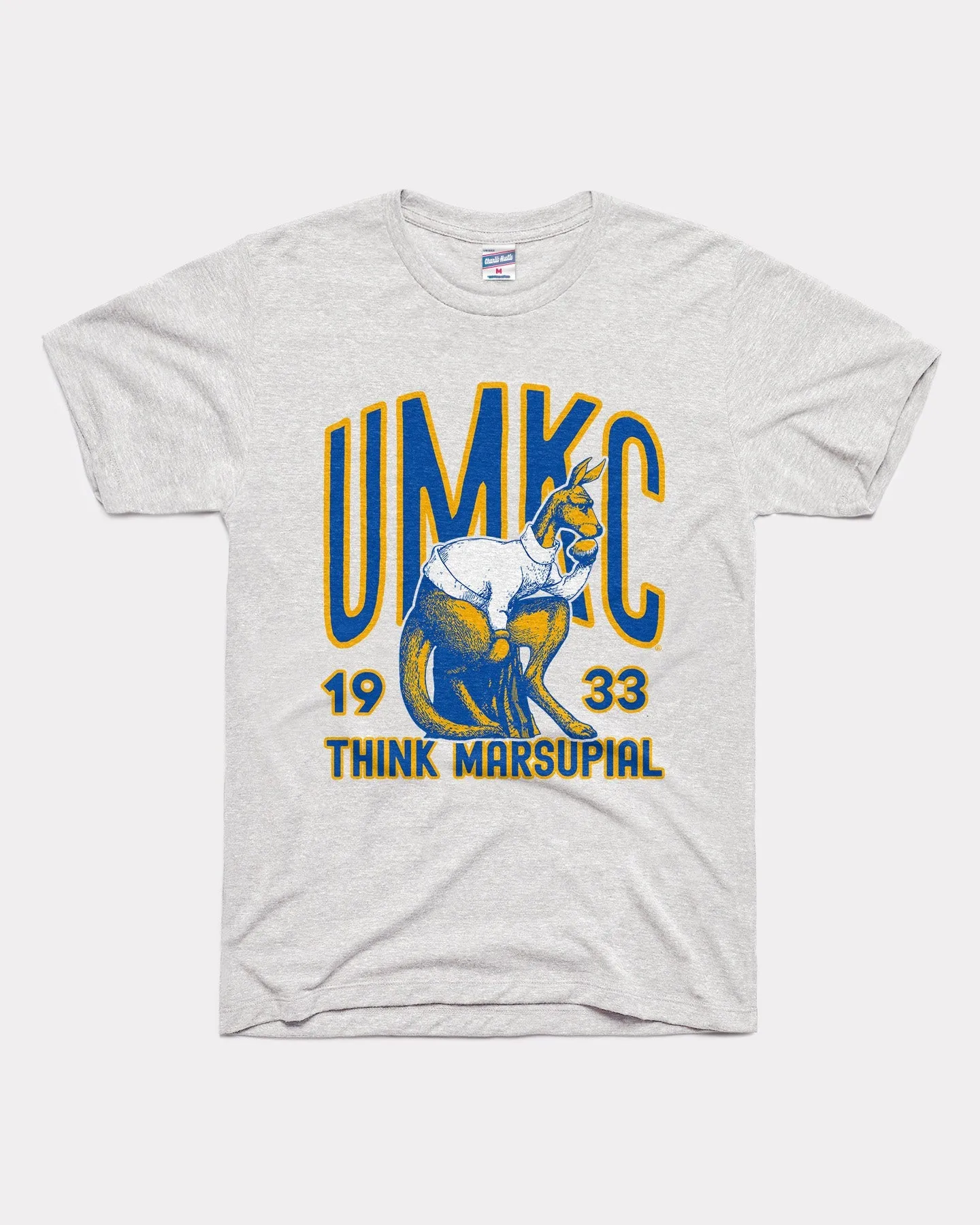 UMKC Roos Think Marsupial Ash Grey T-Shirt