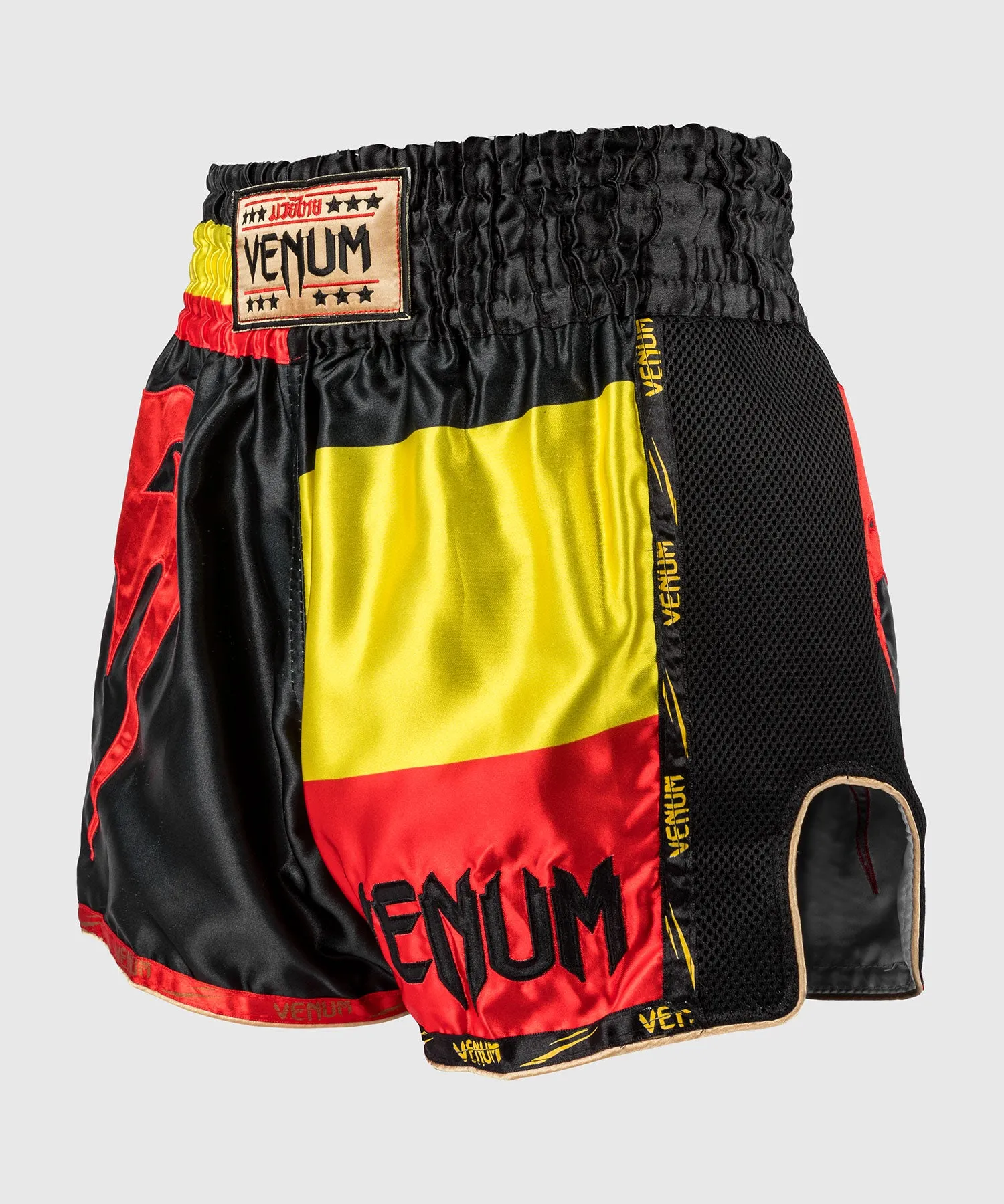 Venum Giant  Muay Thai shorts - Black/Yellow/Red