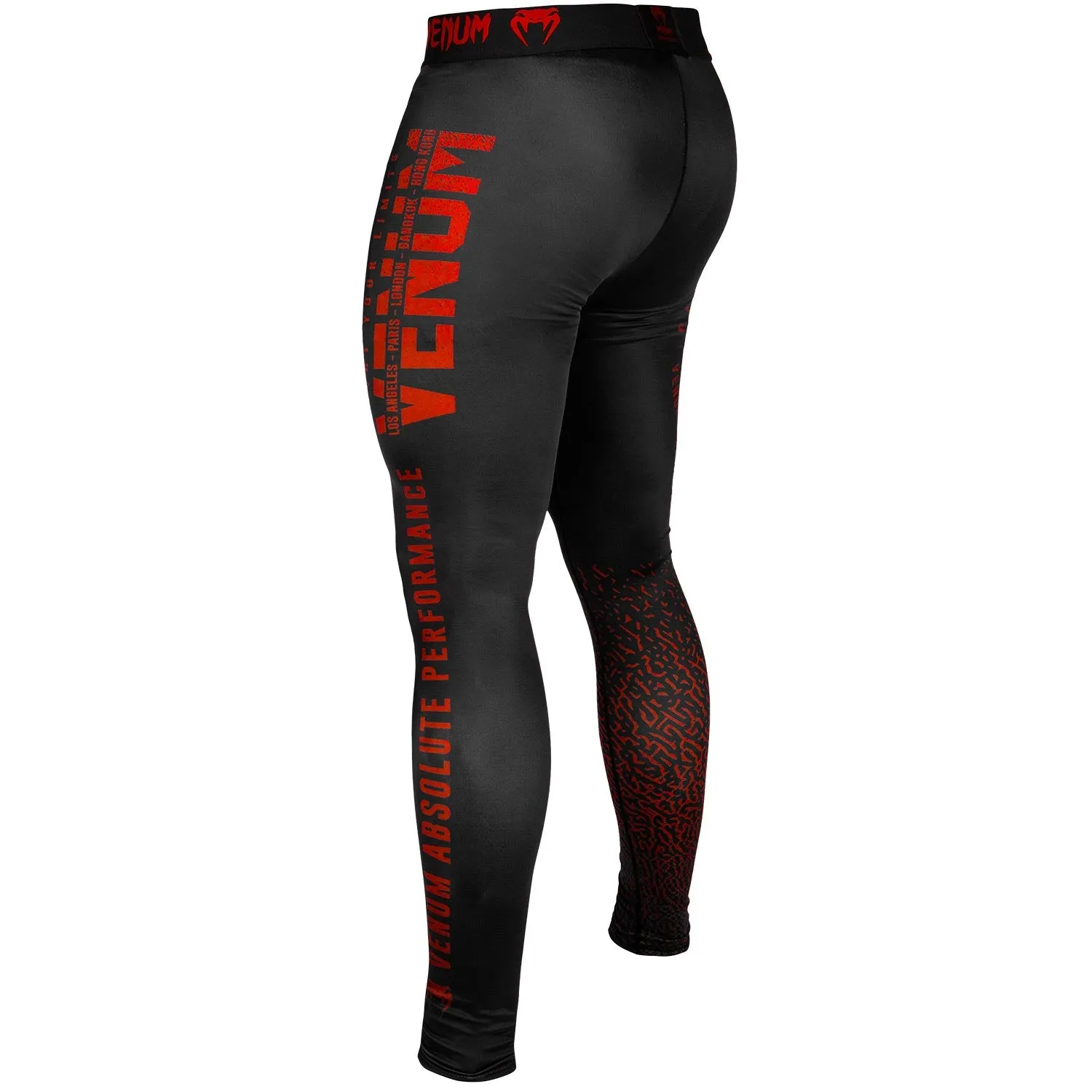 Venum Signature Compression Tights - Black/Red