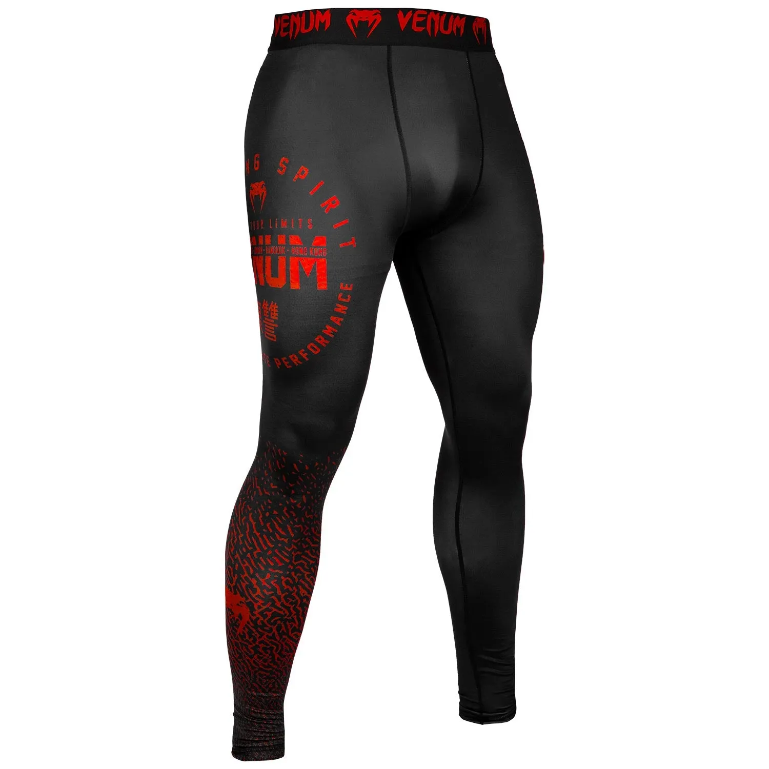 Venum Signature Compression Tights - Black/Red