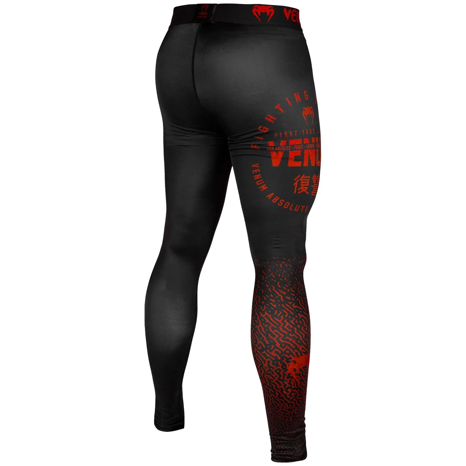 Venum Signature Compression Tights - Black/Red