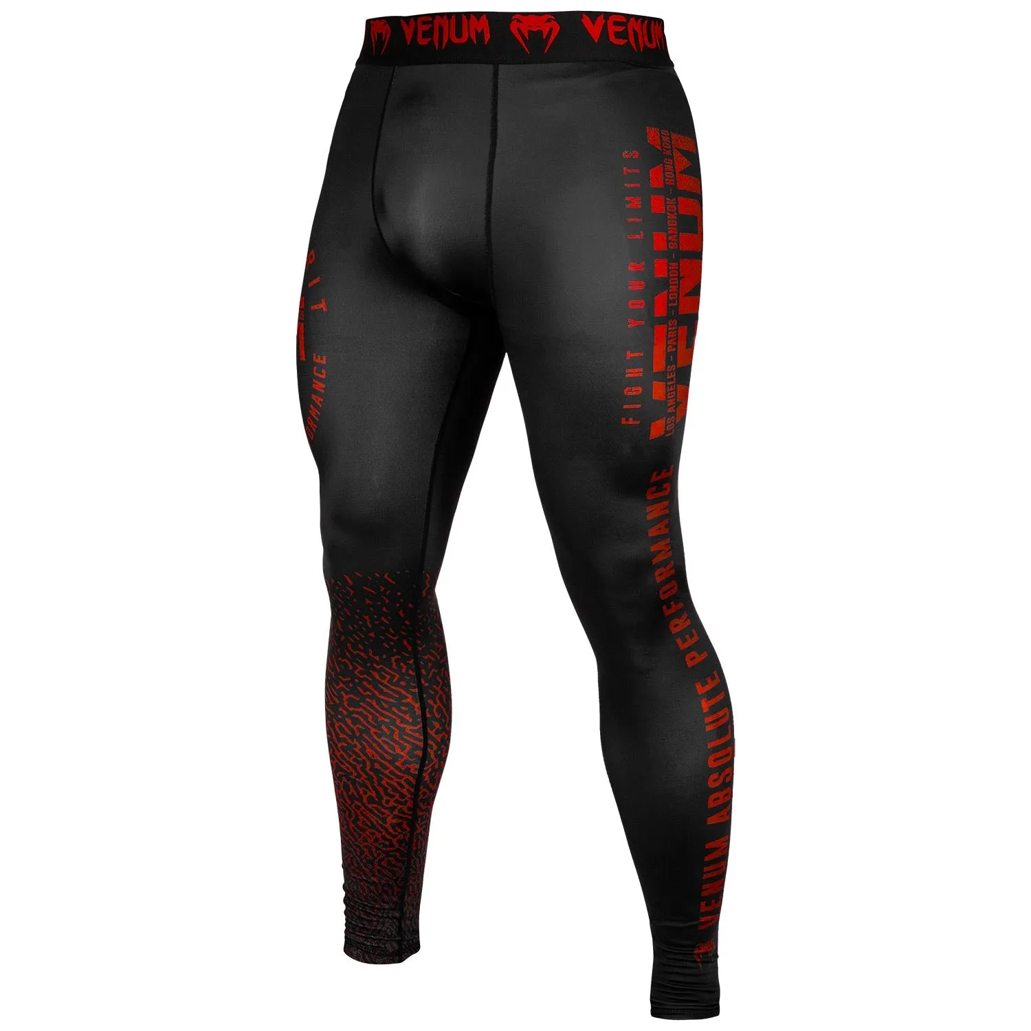 Venum Signature Compression Tights - Black/Red