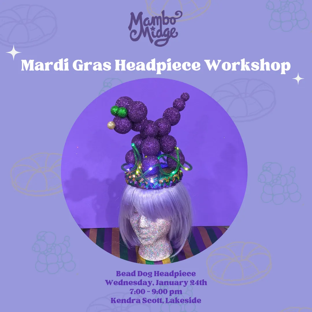 Workshop: King Cake Headpiece Workshop 1/24/24