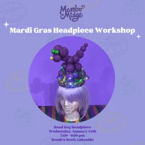 Workshop: King Cake Headpiece Workshop 1/24/24